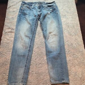 Miss Me Light Blue Straight Leg Jeans